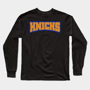 VIntage crack Knicks Long Sleeve T-Shirt